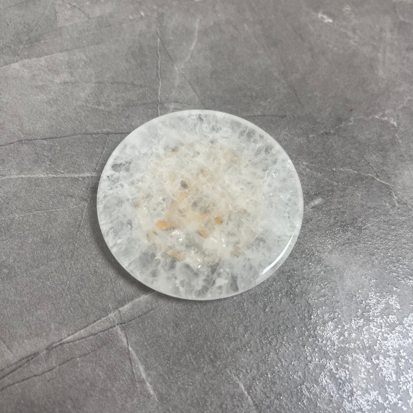 白水晶 五角星 雕刻件