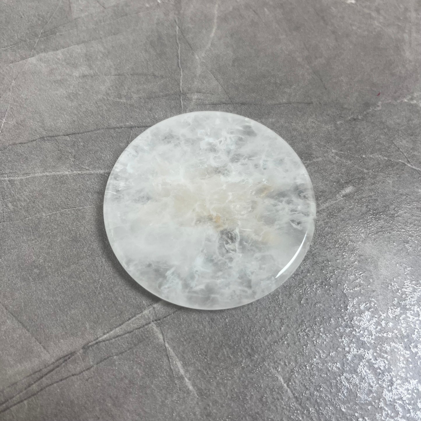 白水晶 三月相 雕刻件