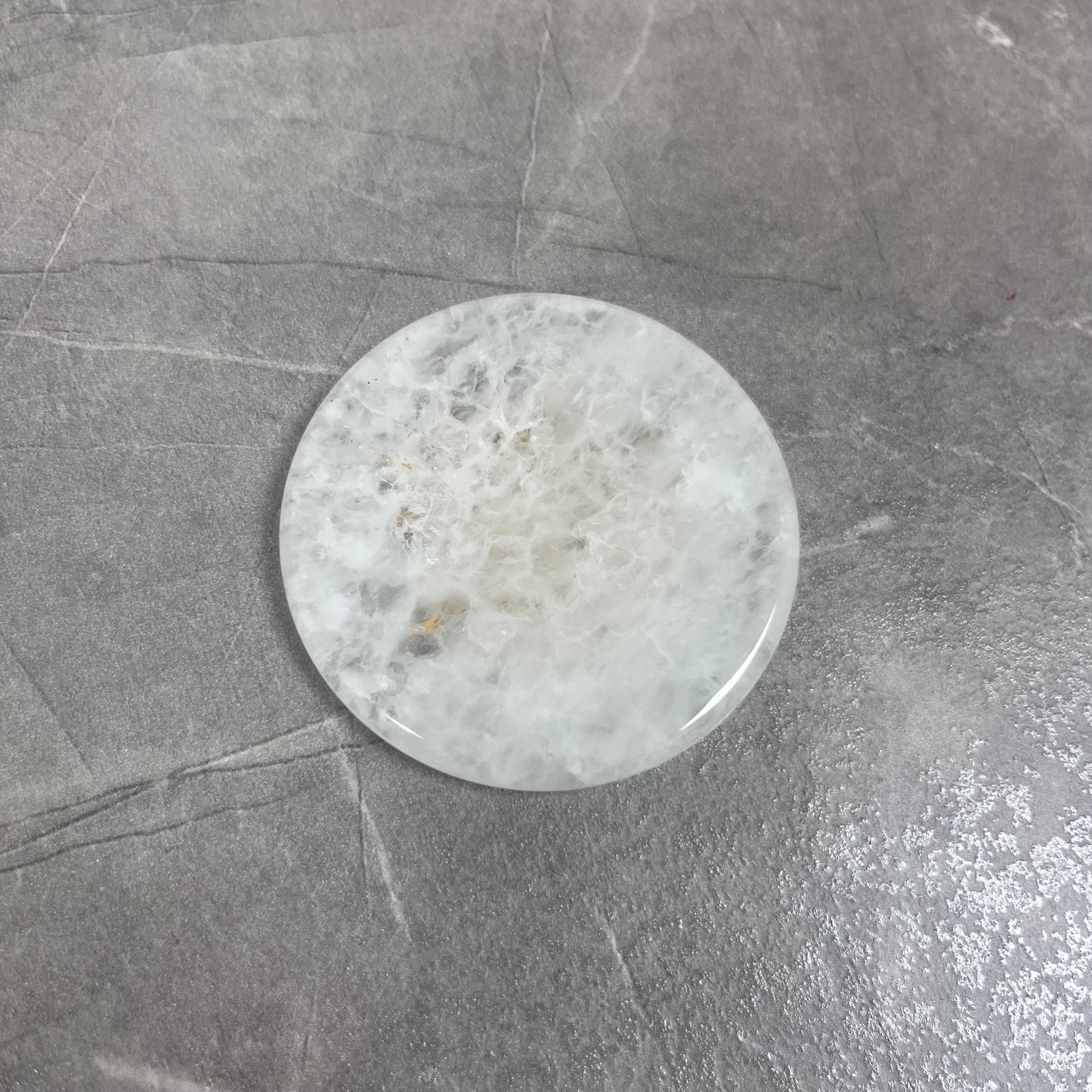 白水晶 太陽 雕刻件