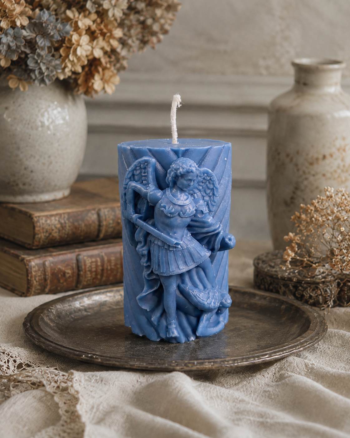 Archangel Michael Protection Pillar Candle|大天使米迦勒保護魔法柱蠟燭
