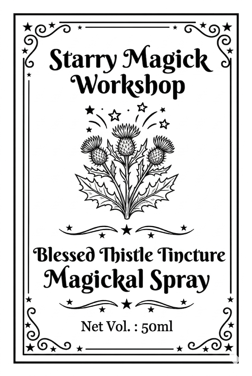 聖薊酊劑魔法噴霧 Blessed Thistle Tincture Magickal Spray