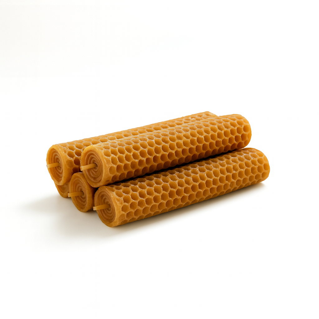 Natural Honeycomb Beeswax Spell Candle 天然蜂蠟捲蠟燭