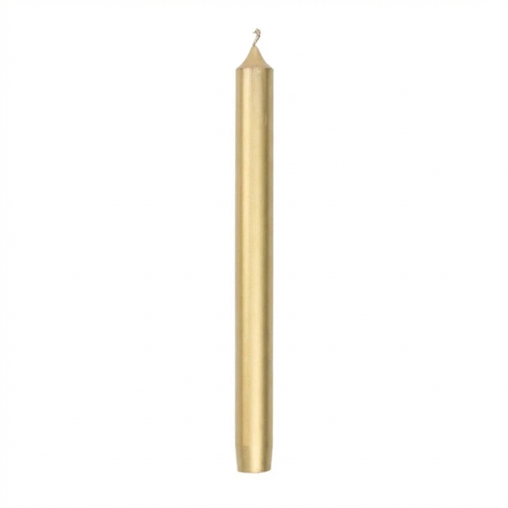 Gold Taper Candle (25cm) 金色長杆蠟燭