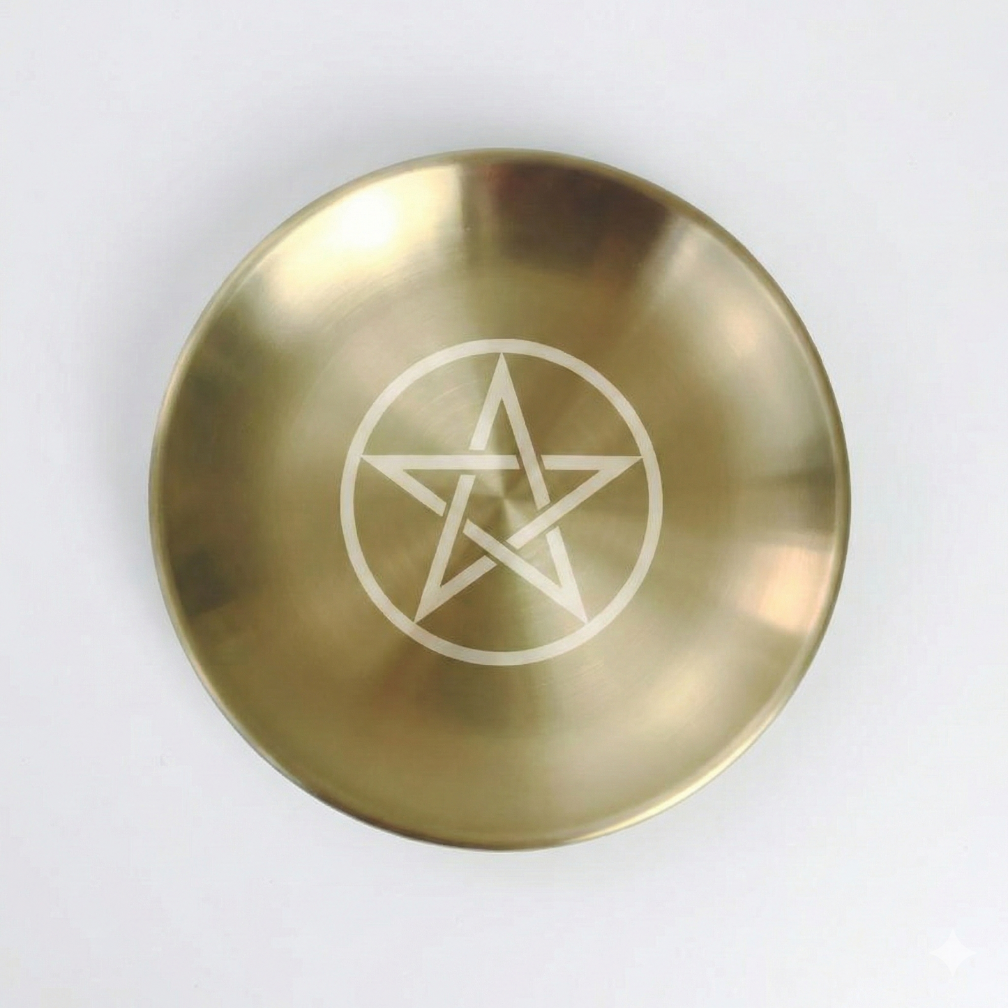 Golden Pentacle Plate 黃金五芒星儀式盤(小)