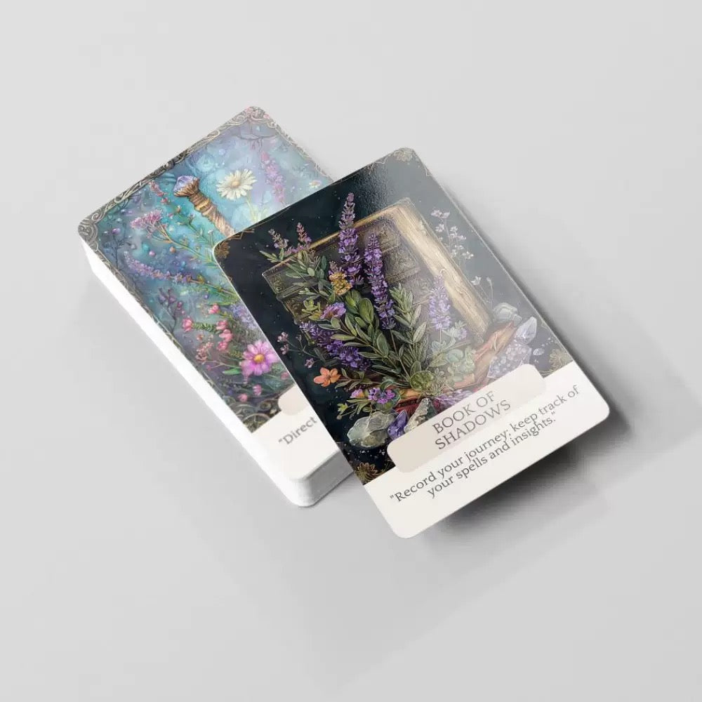 Magical Witch's Tools Oracle Cards Set 魔法巫師工具神諭卡