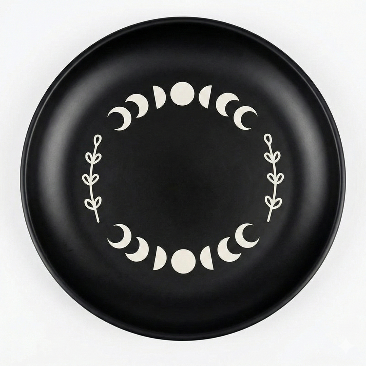 Midnight Moon Phase Cycle Altar Dish 闇夜月相循環祭壇碟(小)