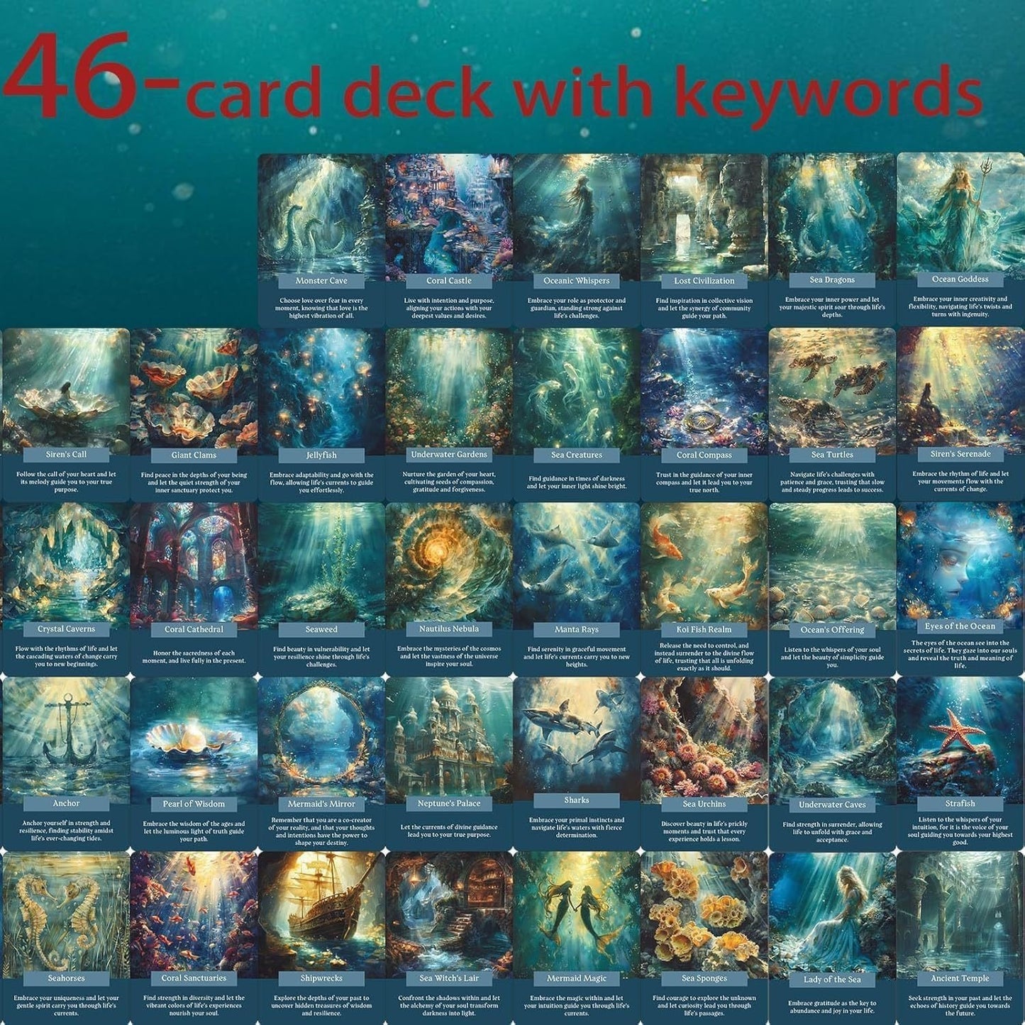 Ocean of Wisdom Oracle Cards 海洋智慧神諭卡