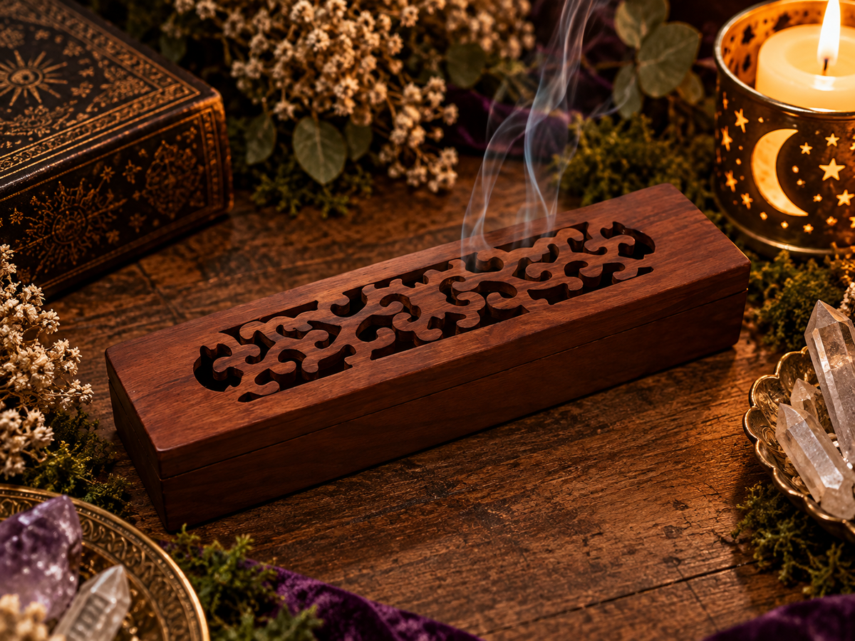 Vietnamese Rosewood Multi-Purpose Incense Burner Box 越南花梨木多用途香盒