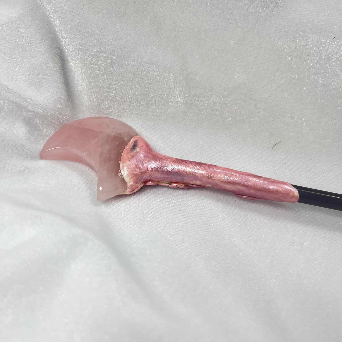 粉晶月亮木權杖