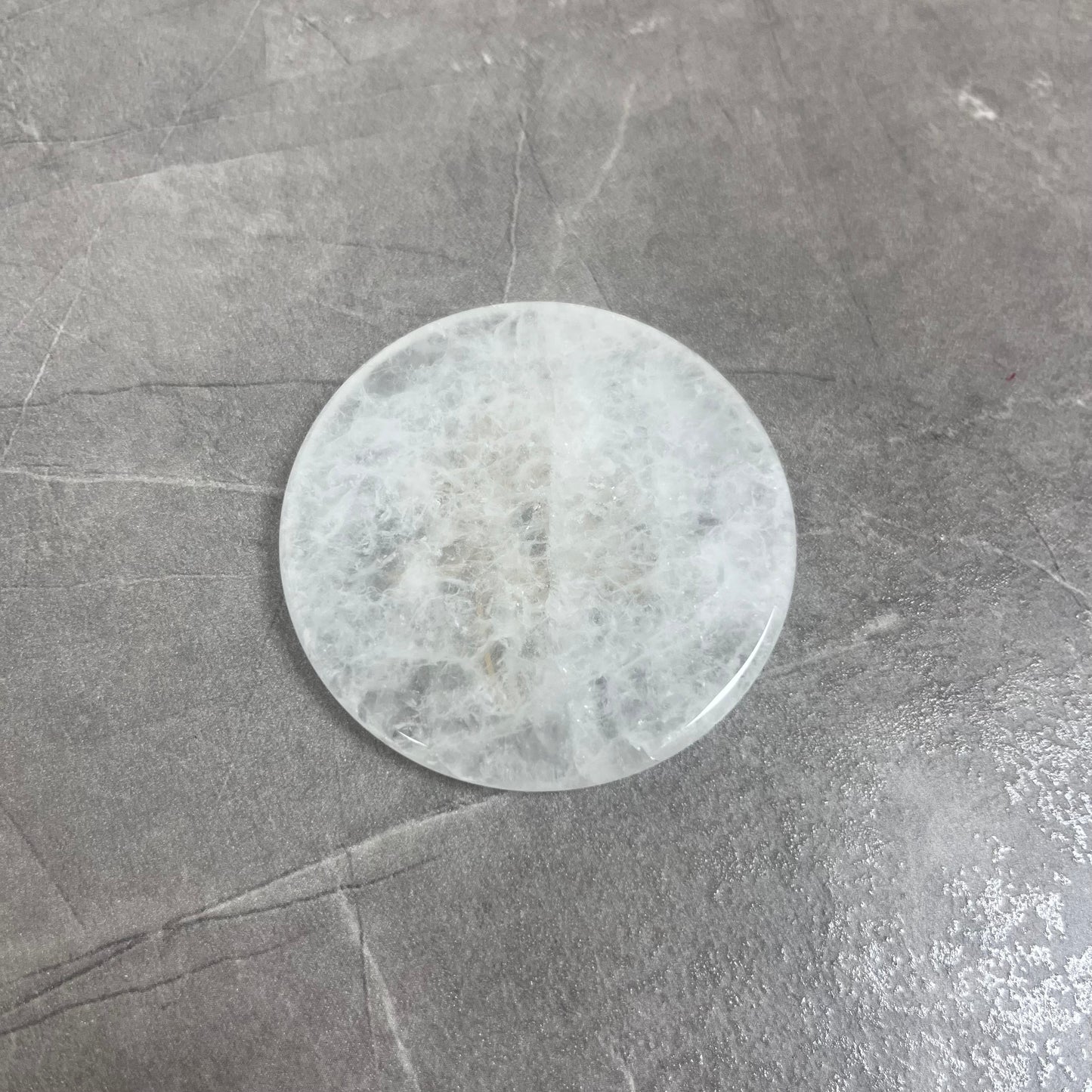 白水晶 三月相女神原形 雕刻件