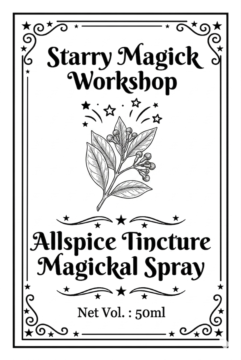 多香果酊劑魔法噴霧 Allspice Tincture Magickal Spray