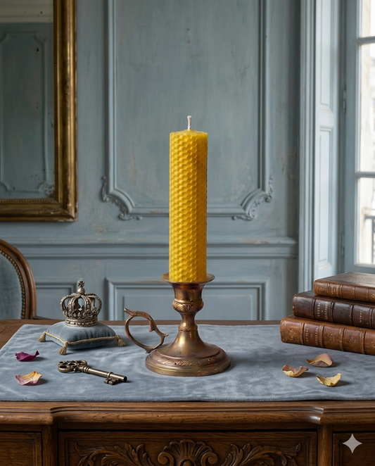 Crown of Success Beeswax Rolled Candle 成功冠冕蜂蠟捲蠟燭