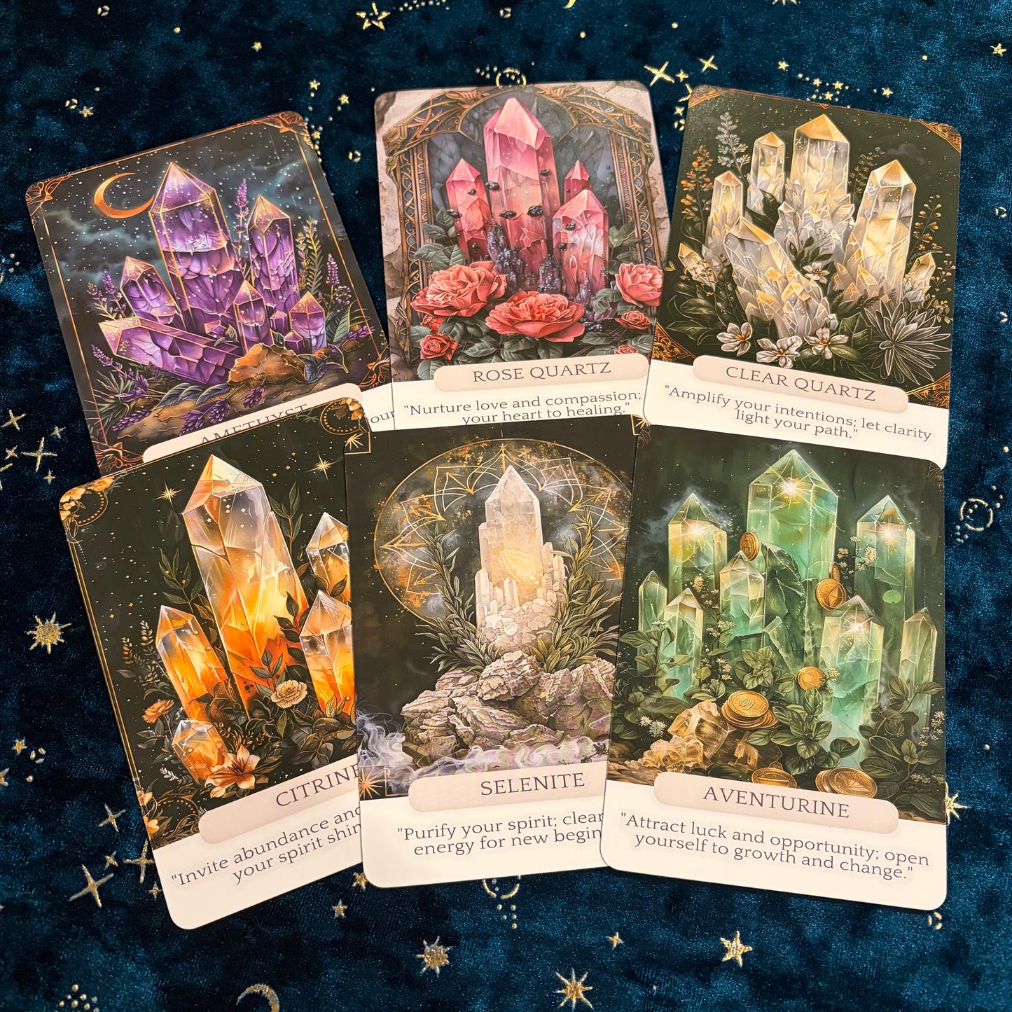 Crystals Wisdom Oracle Cards 水晶智慧神諭卡