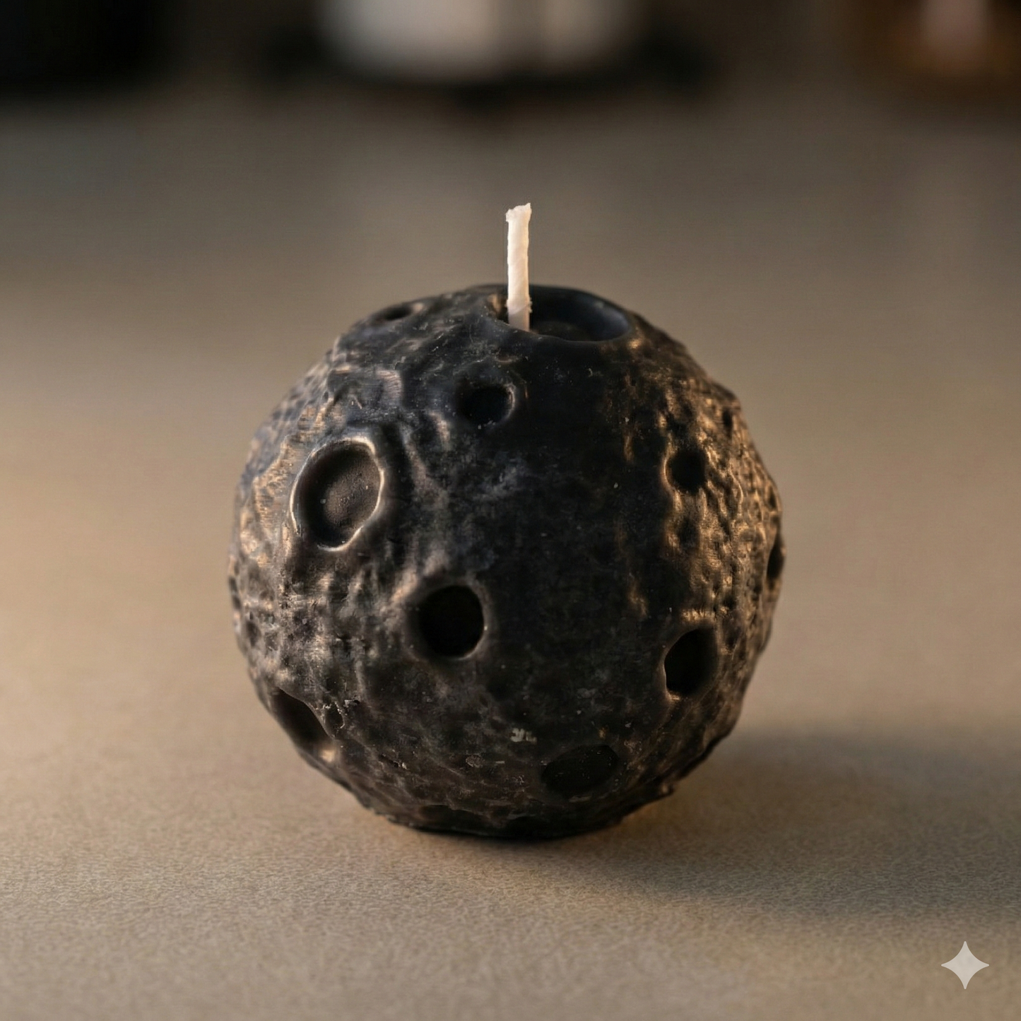 【暗月·深邃守護】黑色暗月蠟燭