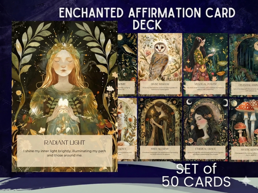 Enchanted Forest Affirmation Cards 魔法森林正向肯定卡