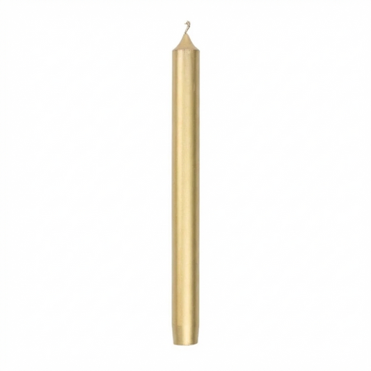 Gold Taper Candle (25cm) 金色長杆蠟燭