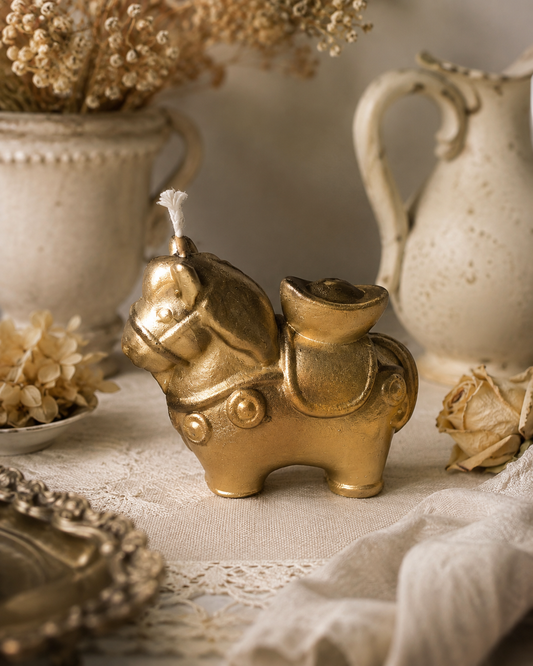 Gold on the Horse Prosperity Candle｜馬上有錢財富魔法蠟燭