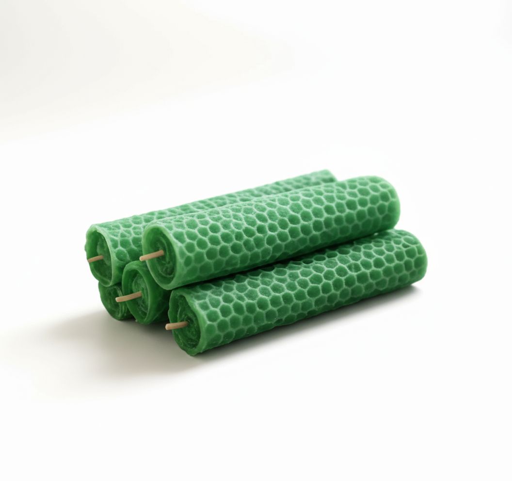 Money Drawing Beeswax rolled candle 金錢吸引蜂蠟捲蠟燭