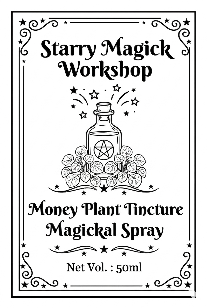 金錢草酊劑魔法噴霧 Money Plant Tincture Magickal Spray