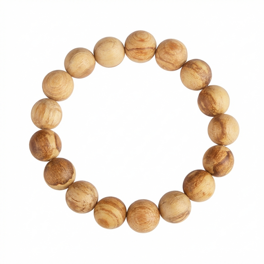Natural Peruvian Palo Santo Healing Bracelet 秘魯聖木天然能量療癒手串