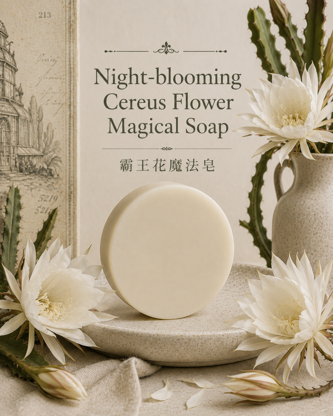 Night-blooming Cereus Flower Magical Soap 霸王花魔法皂