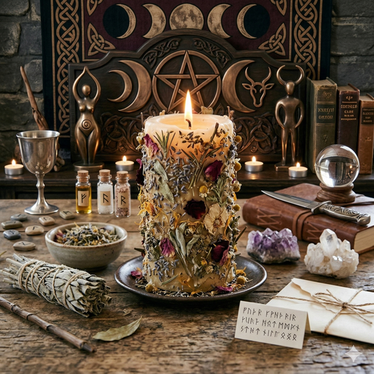 單支魔法蠟燭代燒服務（非容器蠟燭）