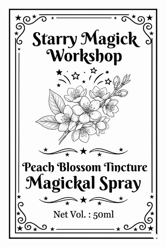 桃花酊劑魔法噴霧 Peach Blossom Tincture Magickal Spray