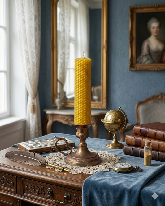 Perfect Job Attraction Beeswax Rolled Candle 吸引完美工作蜂蠟捲蠟燭