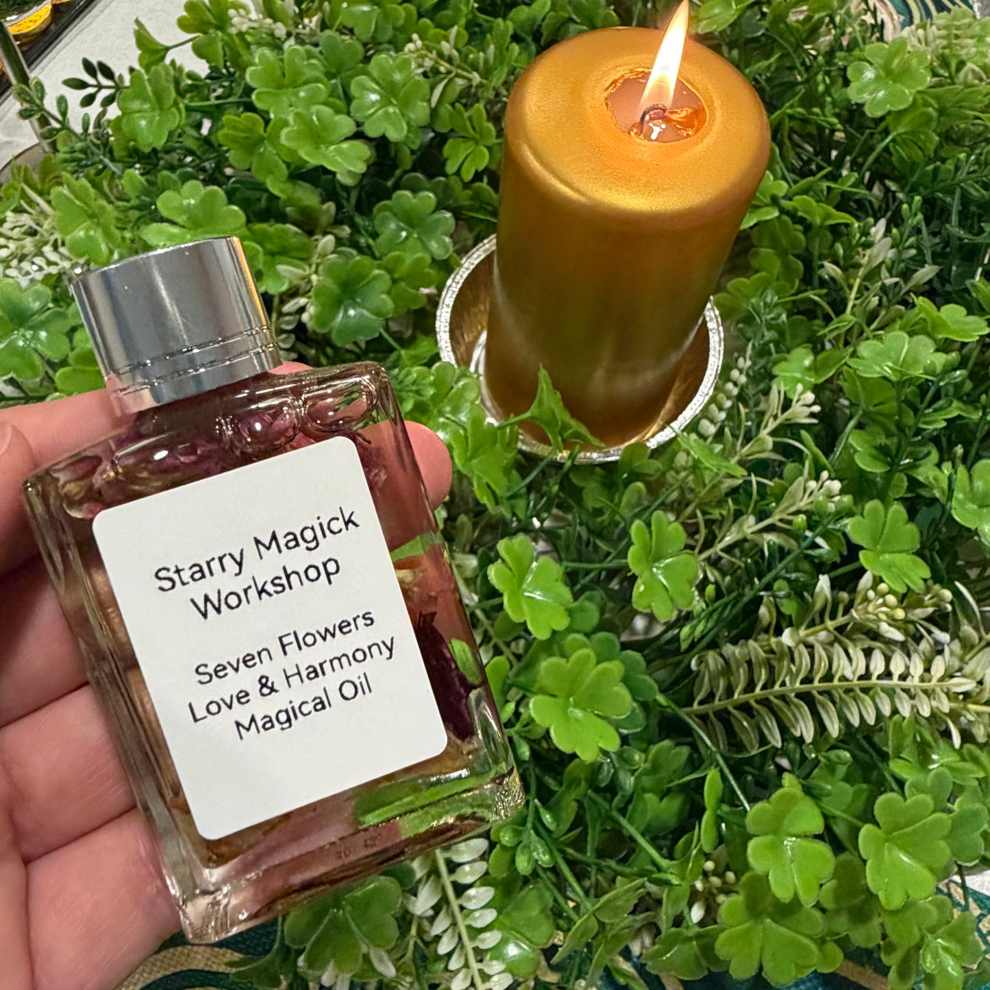 七色花人緣姻緣魔法油 Seven Flowers Love & Harmony Magical Oil 【🍀 2026 聖帕特里克節・幸運儀式 ✨】