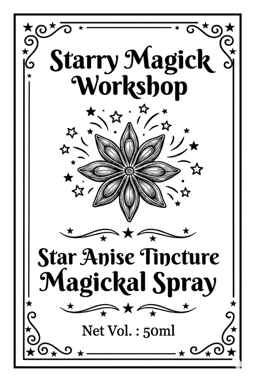 八角酊劑魔法噴霧 Star Anise Tincture Magickal Spray