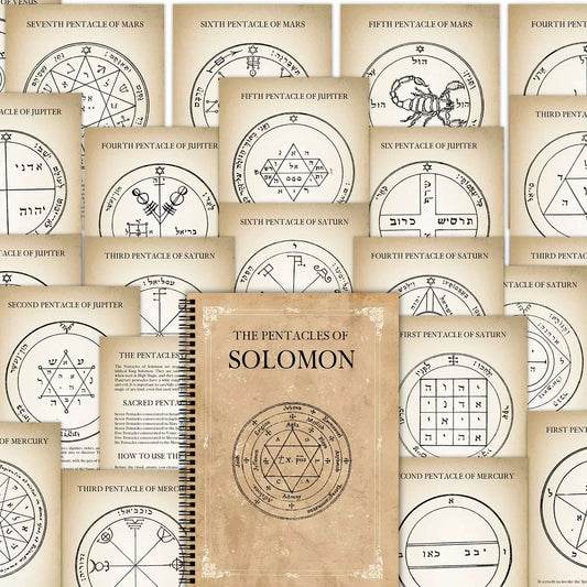 The Greater Key of Solomon: Complete Study Workbook 所羅門大鑰：七大行星符印完整修習筆記書