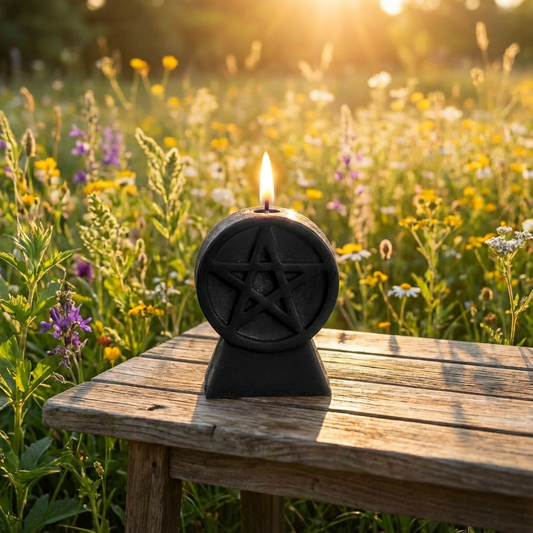 【黑星·五元素守護】五芒星蠟燭 The Pentacle Guardian