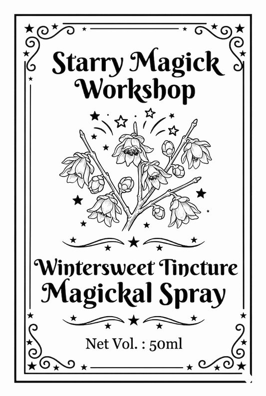 蠟梅酊劑魔法噴霧 Wintersweet Tincture Magickal Spray