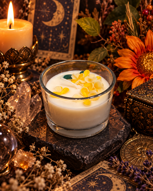 Osmanthus Success & Recognition Glass Candle 桂花成功與認可玻璃杯魔法蠟燭